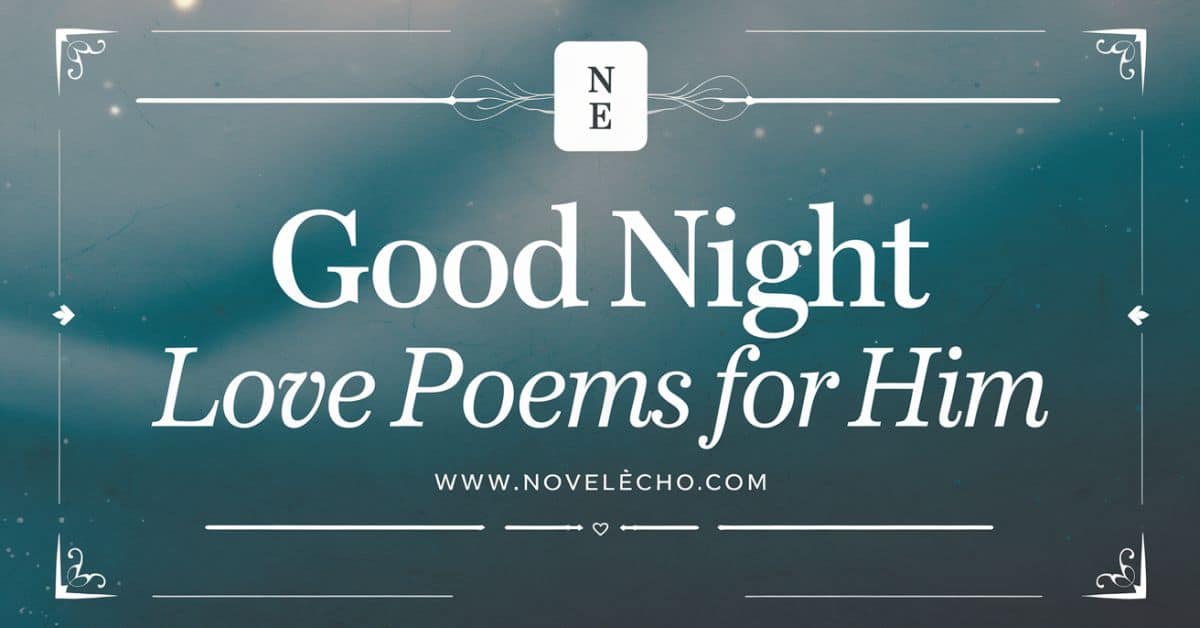 Good Night Love Poems for Him