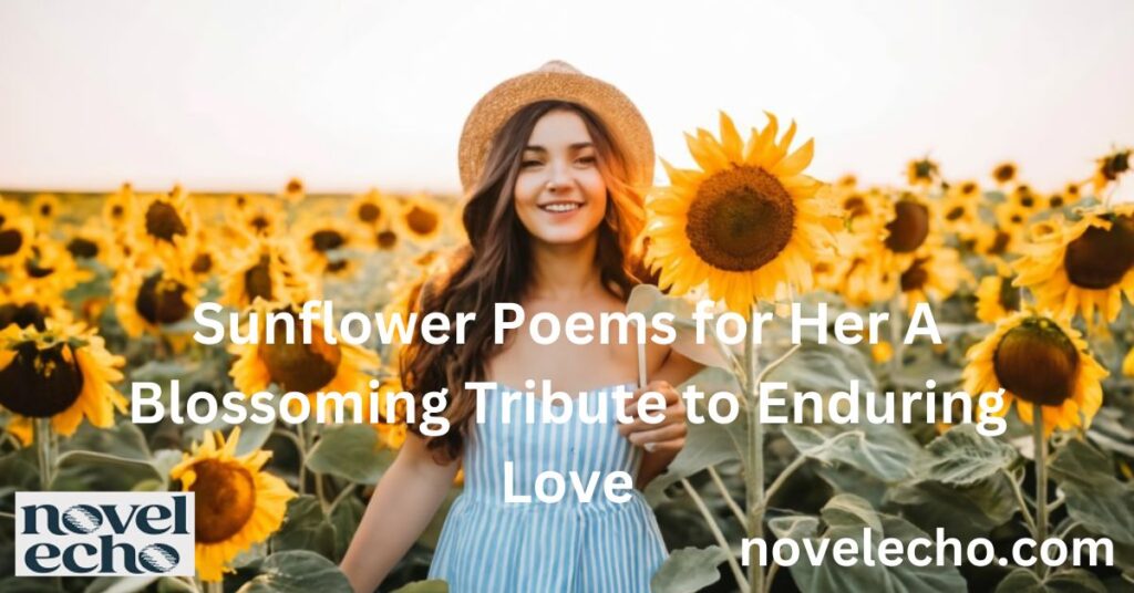 Sunflower Poems for Her: A Blossoming Tribute to Enduring Love